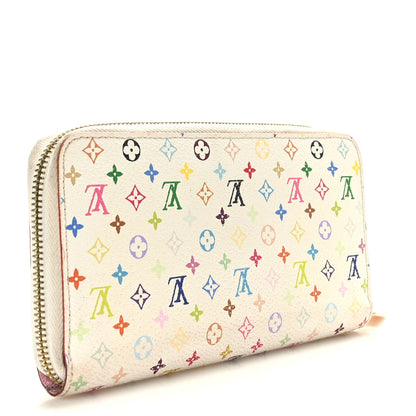 Louis Vuitton Monogram Multicolor Zippy Wallet Litchi 3 of 8