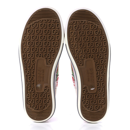 Gucci Canvas Web GG Apple Womens 1977 Tennis Sneakers 35 Ivory Red Mystic White New Shamarock 5 of 7