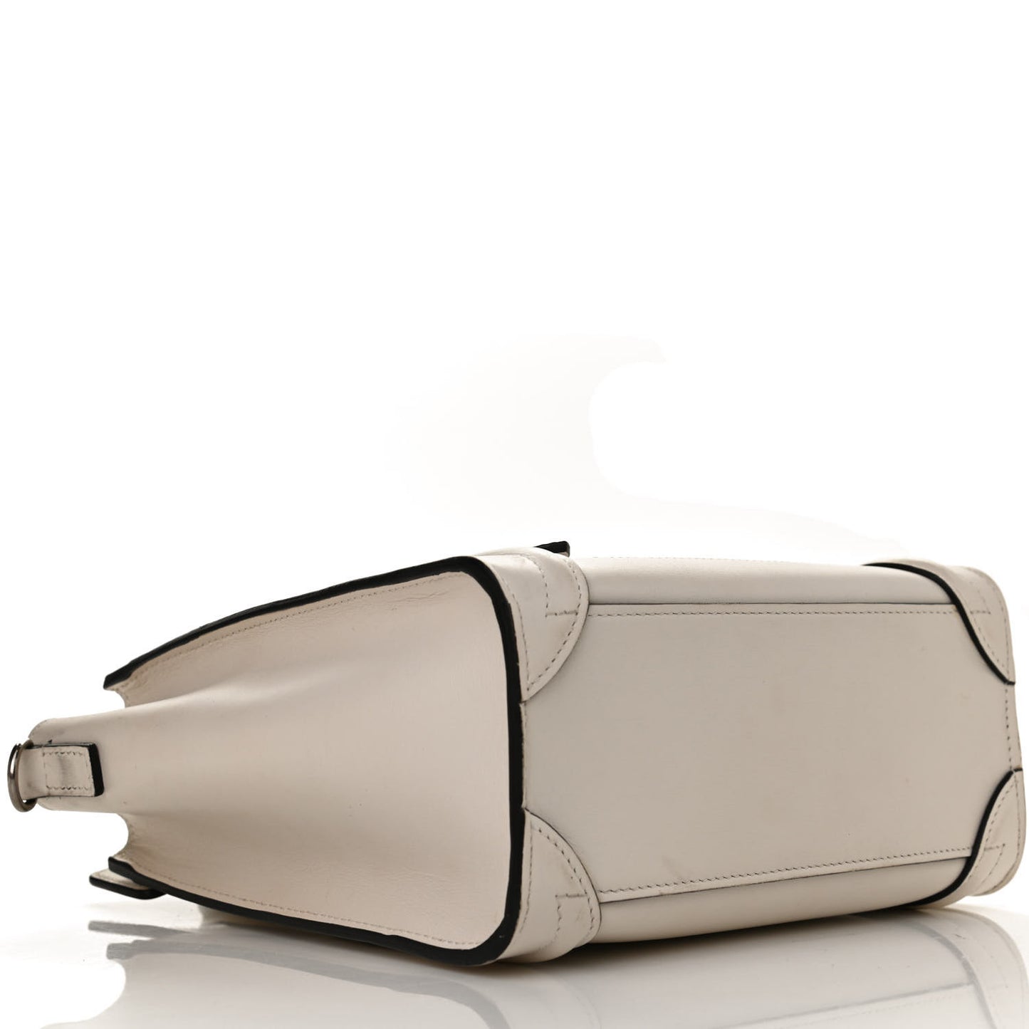 Smooth Calfskin Nano Luggage White
