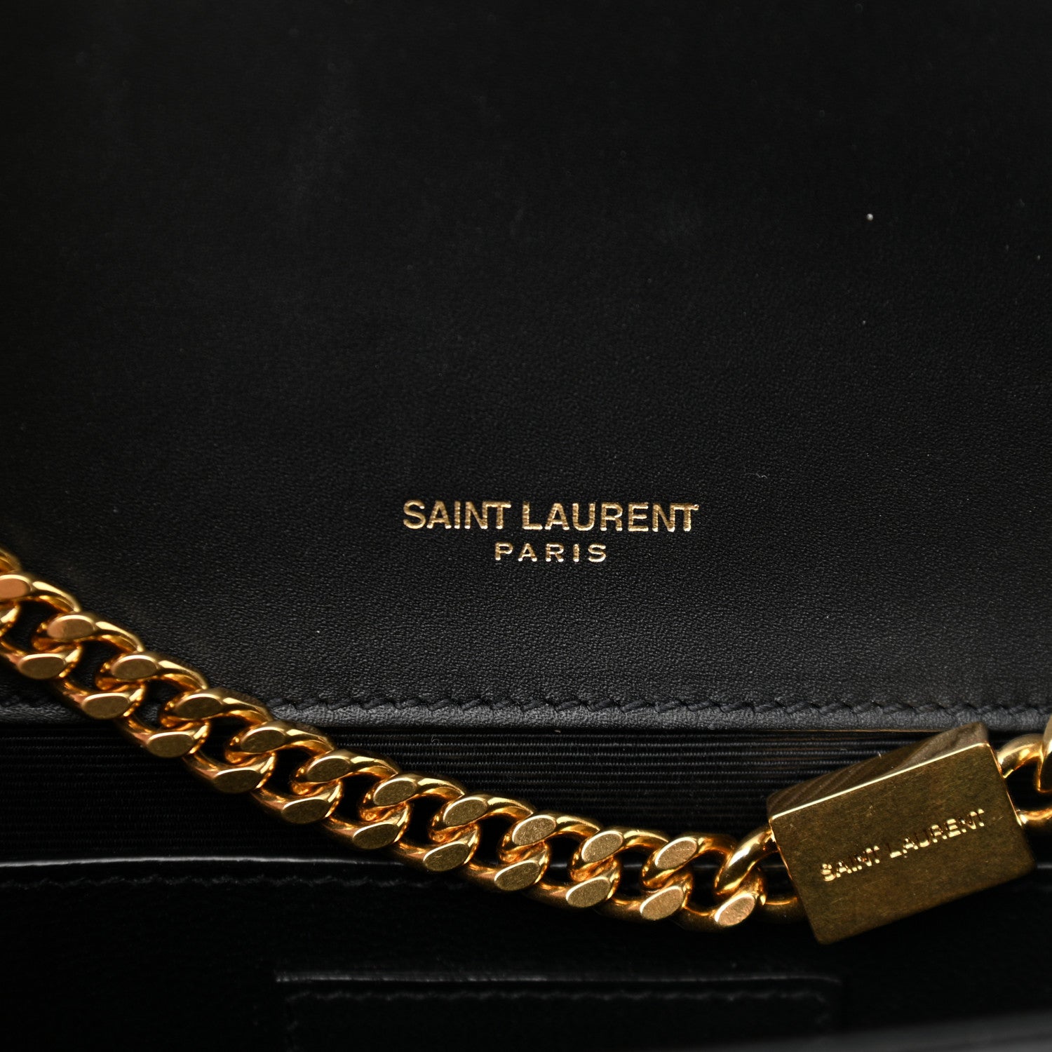 Saint Laurent Calfskin Small Monogram Kate Satchel Black 6 of 11
