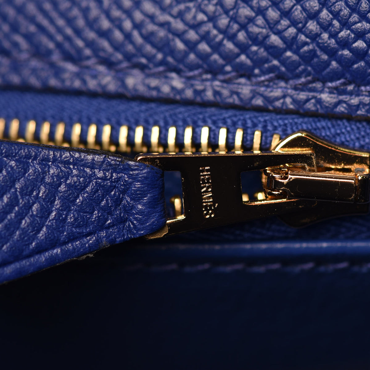 Hermes Epsom Kelly Sellier 28 Bleu Electrique 17 of 35