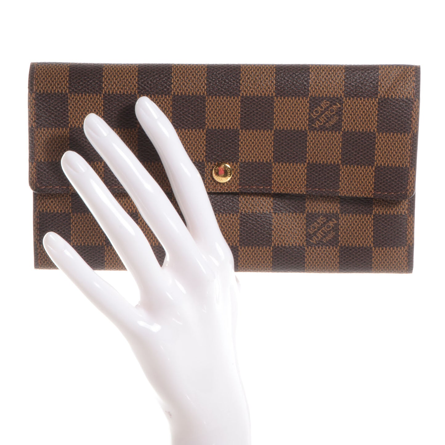 Damier Ebene Sarah Wallet