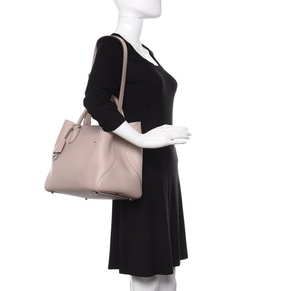 Christian Dior Supple Grained Calfskin Large Open Bar Tote Rose Poudre 3 of 11