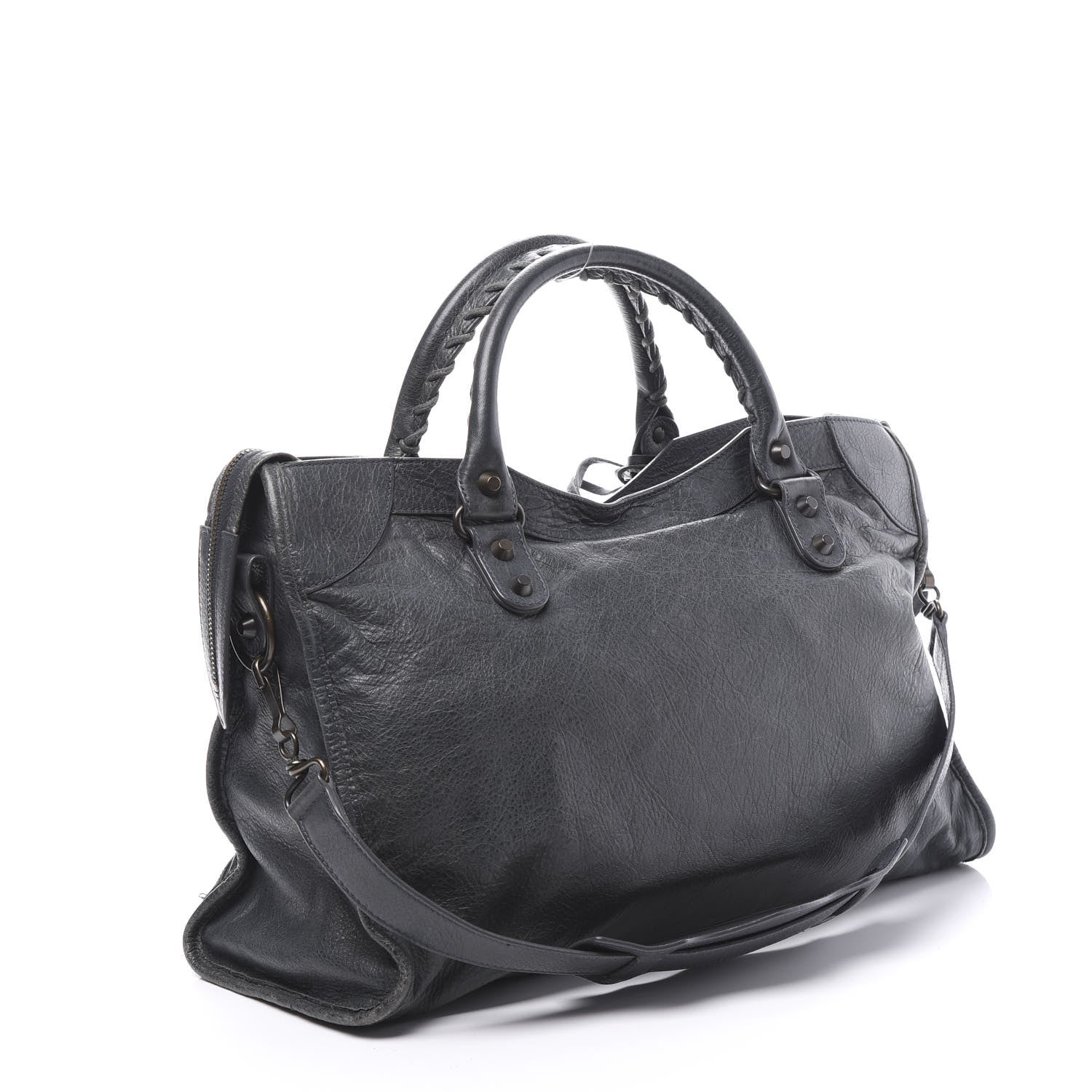 Balenciaga Agneau Classic Hardware City Anthracite 2 of 8
