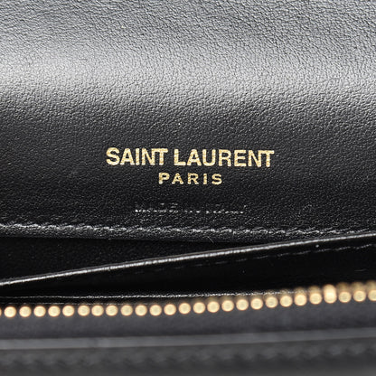 Saint Laurent Smooth Calfskin Monogram Kate Belt Bag Black 6 of 9