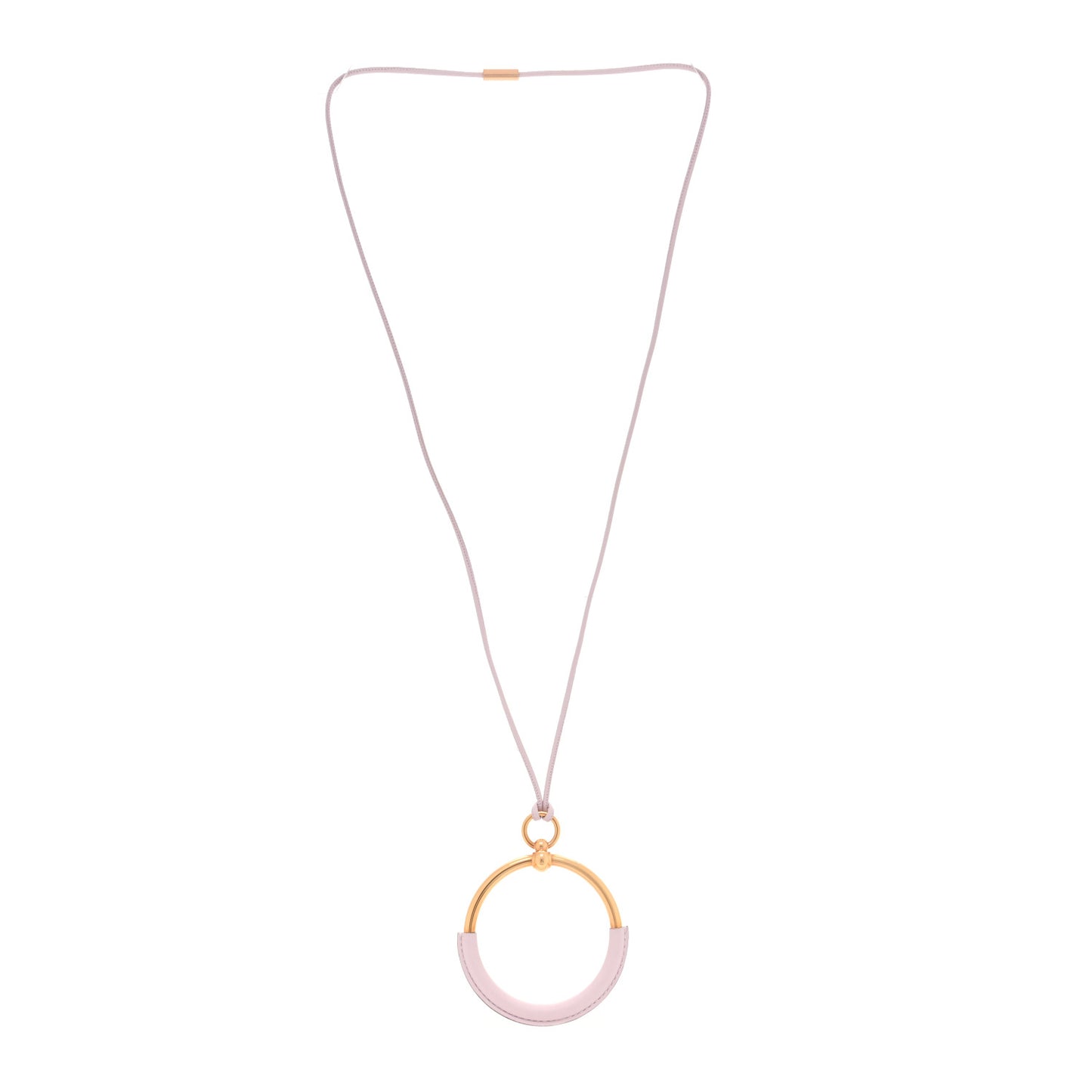 Swift Grand Loop Pendant Necklace Mauve Sylvestre