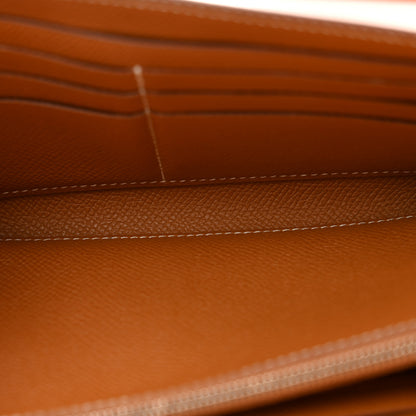 Hermes Epsom Kelly Longue Wallet Gold 5 of 13