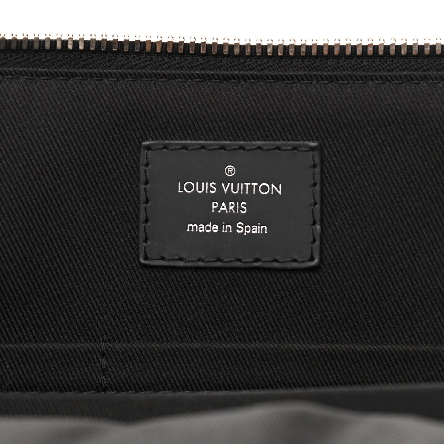 Damier Graphite Porte-Documents Jour