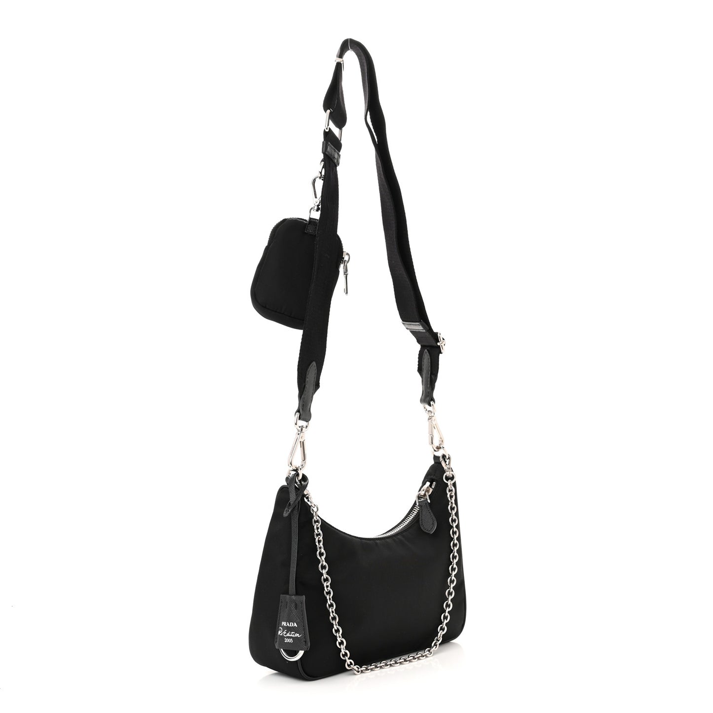 Nylon Re-Edition 2005 Shoulder Bag Black