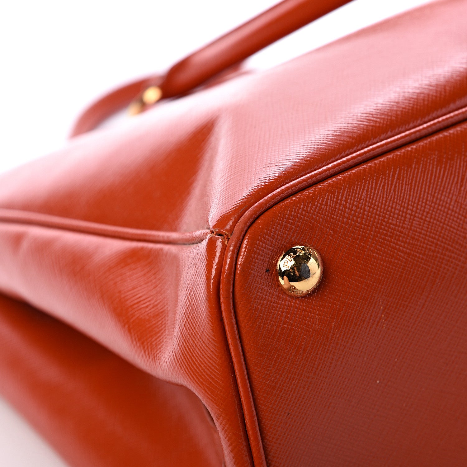 Prada Saffiano Medium Galleria Double Zip Tote Papaya 15 of 27