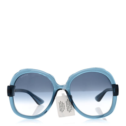 Gucci Acetate Round Sunglasses GG1432S Blue 2 of 9