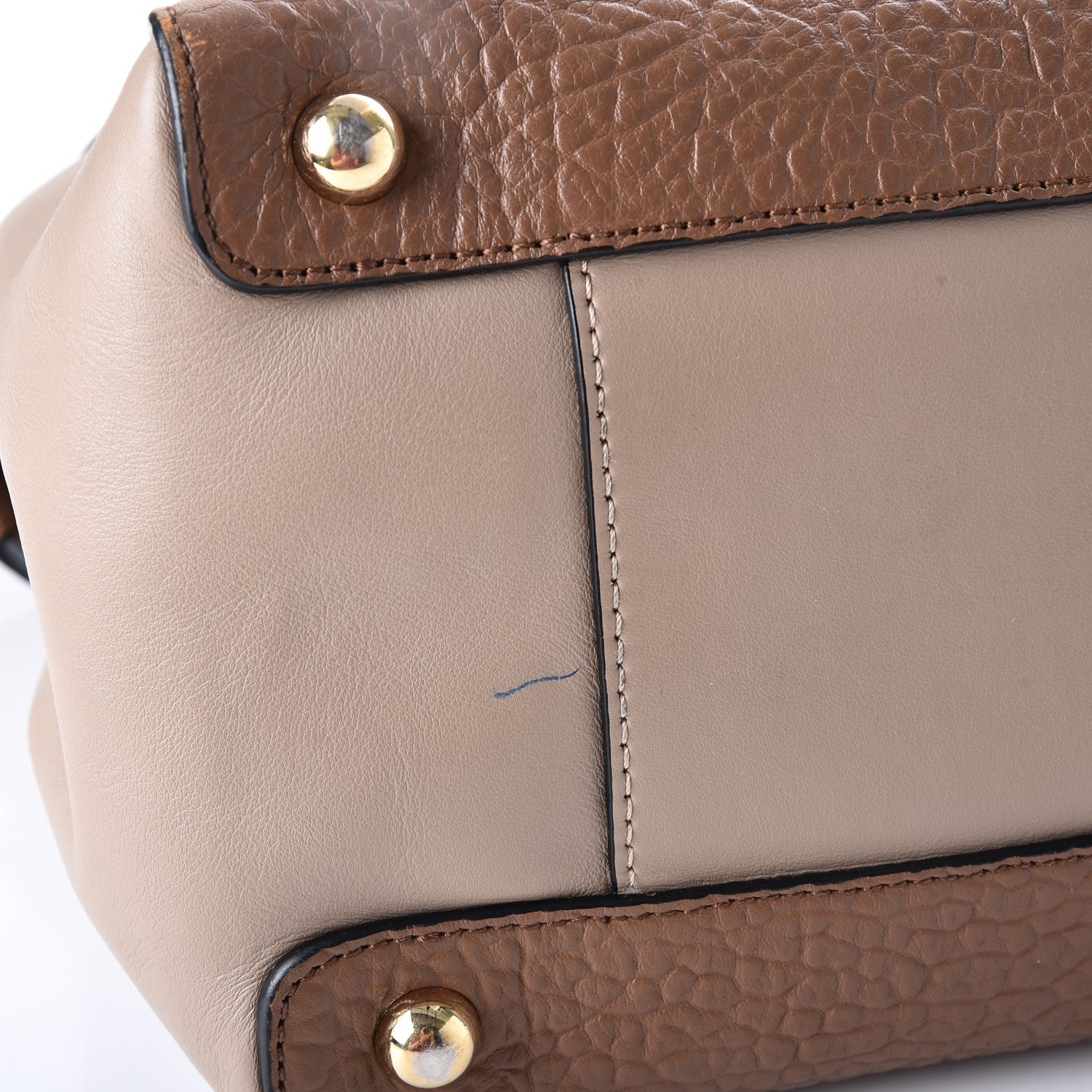 Burberry Heritage Grain Smooth Calfskin Large Clarborough Tote Sepia Brown Honey 9 of 11