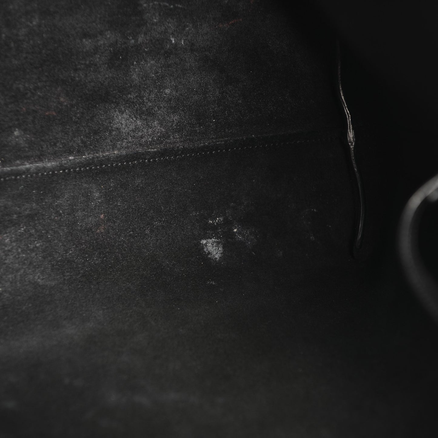 Calfskin Large Shopping Tote Black