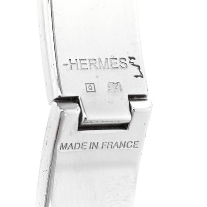 Hermes Enamel Narrow Clic Clac H Bracelet PM Bleu Intense 5 of 5
