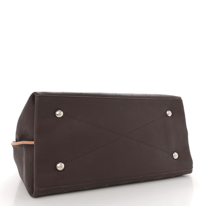 Louis Vuitton Mahina Carmel Hobo Chocolate 4 of 9