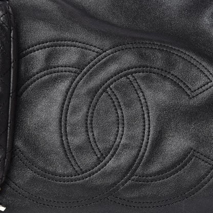 Chanel Lambskin Large Edgy Hobo Black 10 of 11