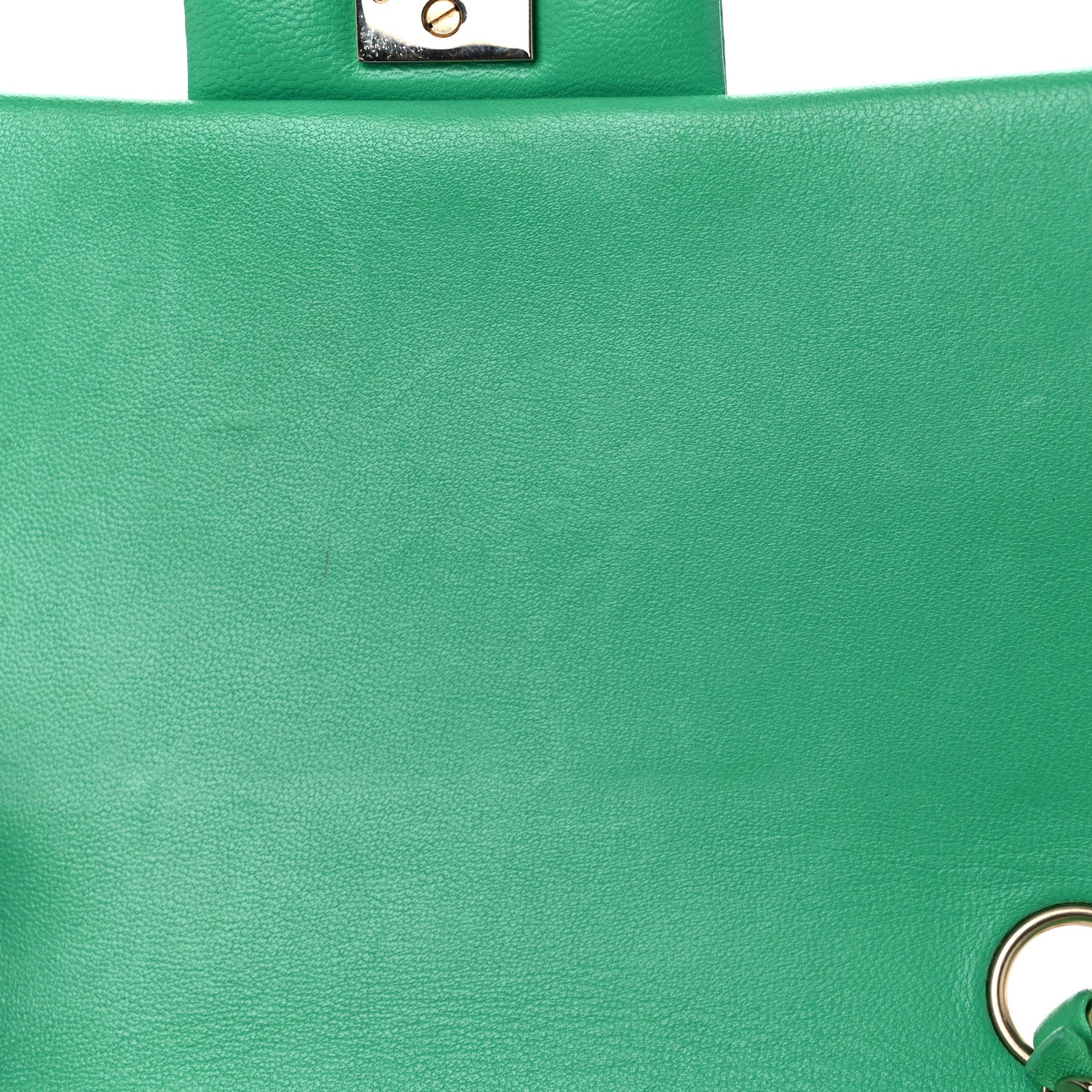 Chanel Lambskin Quilted Mini Square Flap Green 12 of 18