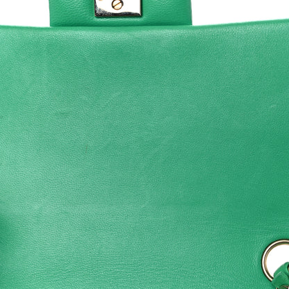 Chanel Lambskin Quilted Mini Square Flap Green 12 of 18