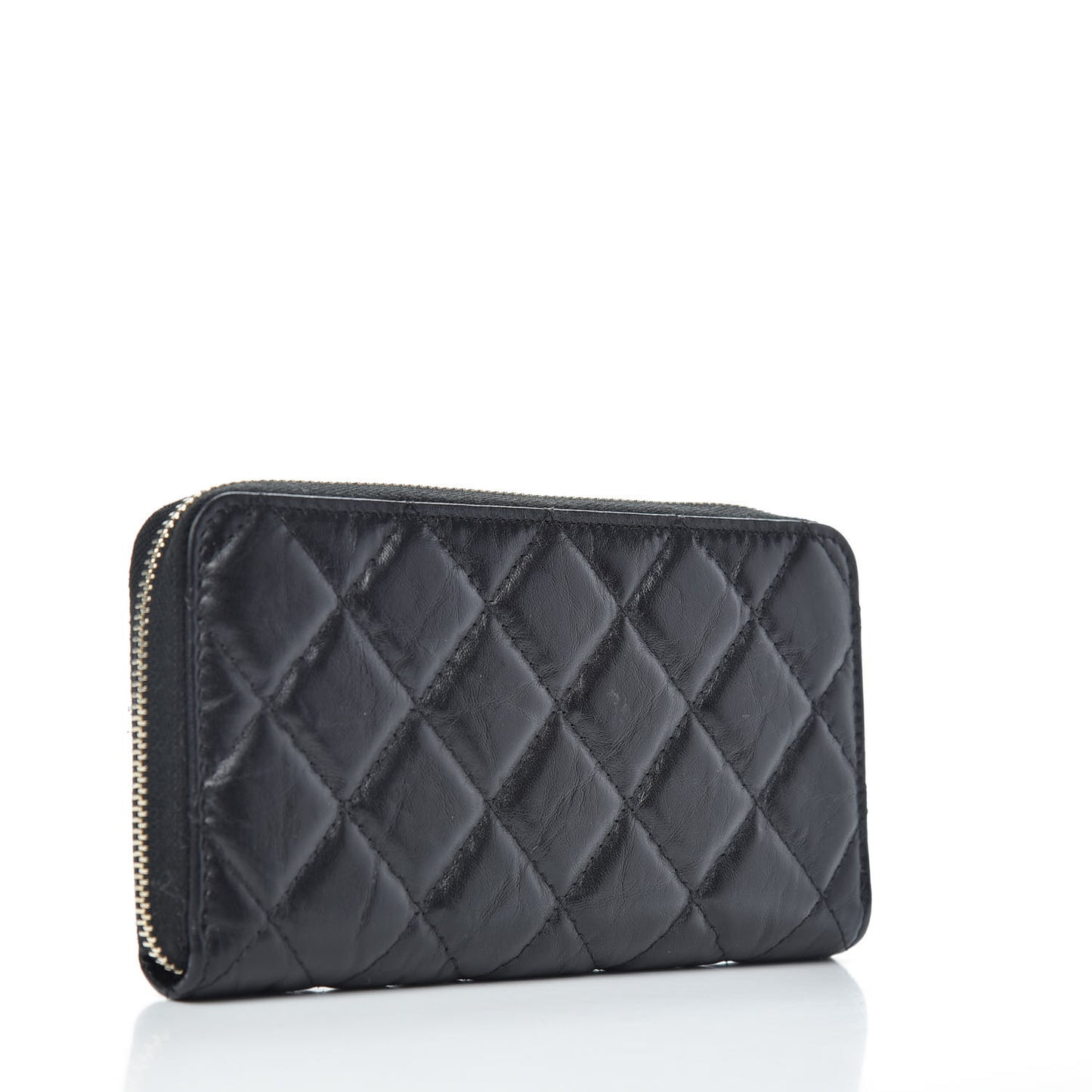 Aged Calfskin Quilted Medium Lucky Charms 2.55 Reissue Zip Around Wallet