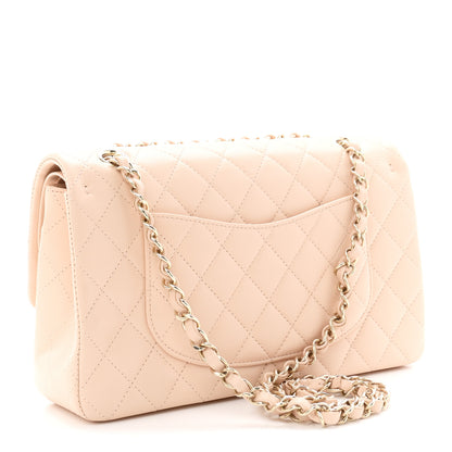 Chanel Caviar Quilted Medium Double Flap Beige 3 of 11