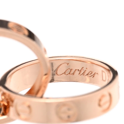 Cartier 18K Pink Gold Interlocking LOVE Bracelet 3 of 4