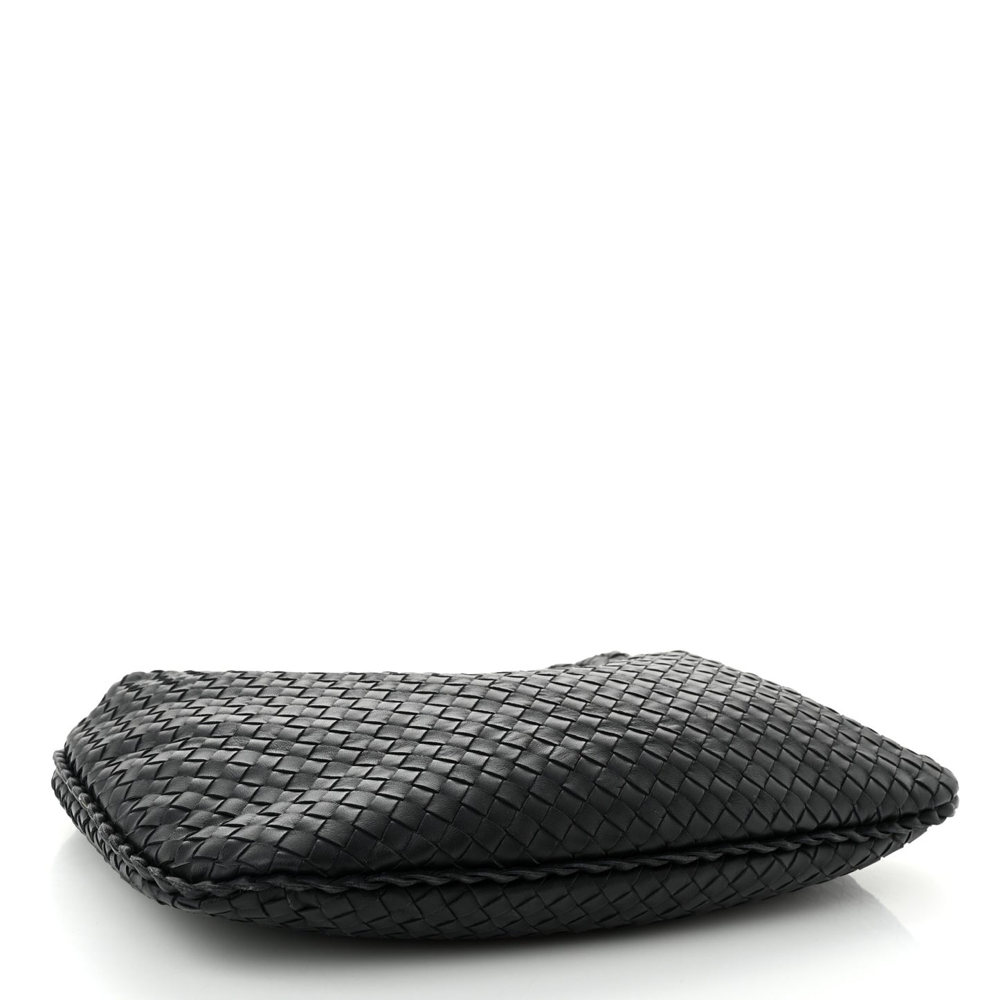 Nappa Intrecciato Veneta Hobo Black