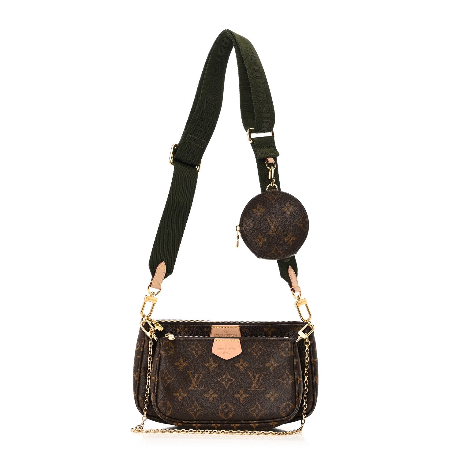 Louis Vuitton Monogram Multi Pochette Accessories Kaki 1 of 12