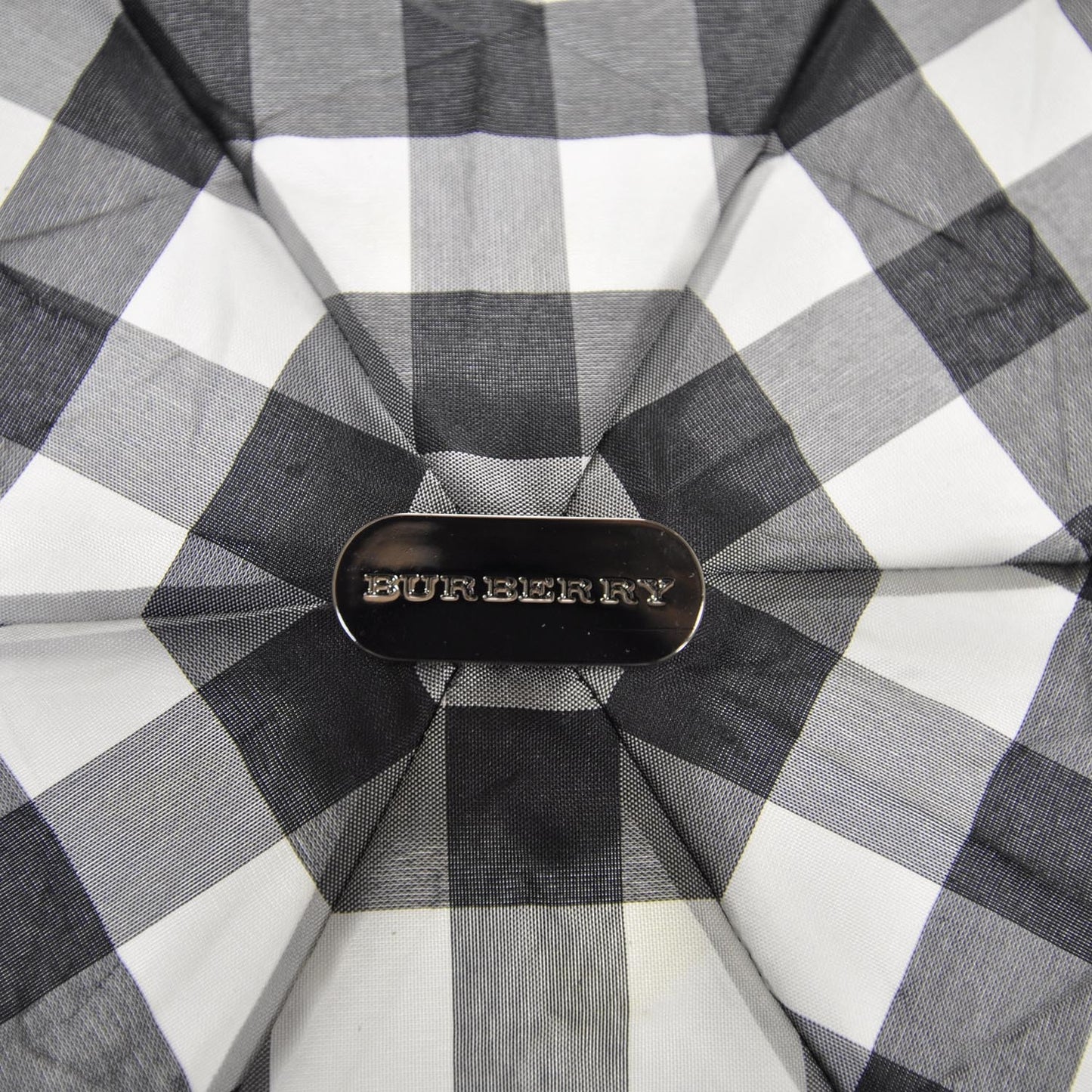 Compact Beat Check Umbrella Grey