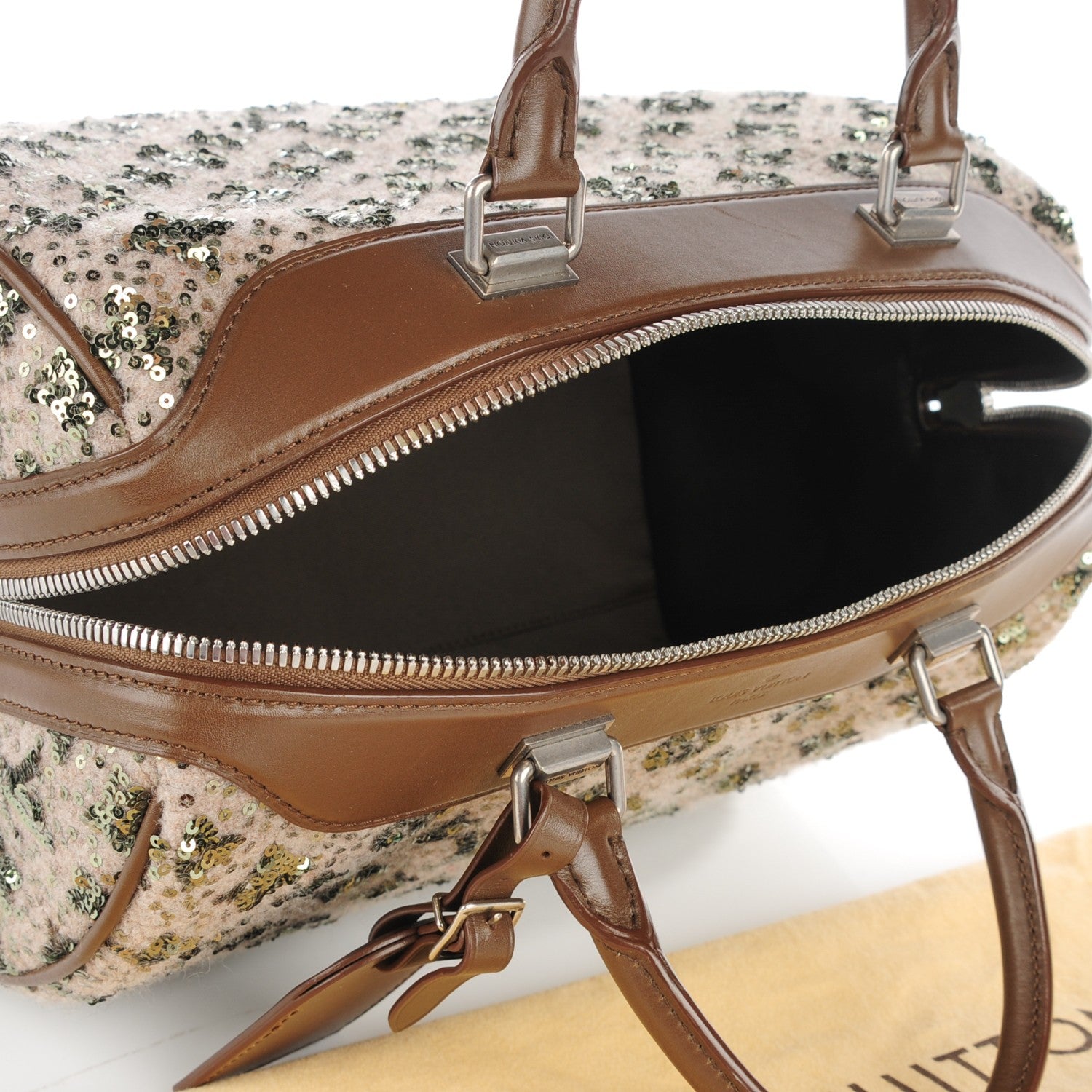 Louis Vuitton Sequin Monogram Sunshine Express Speedy Kaki 5 of 7