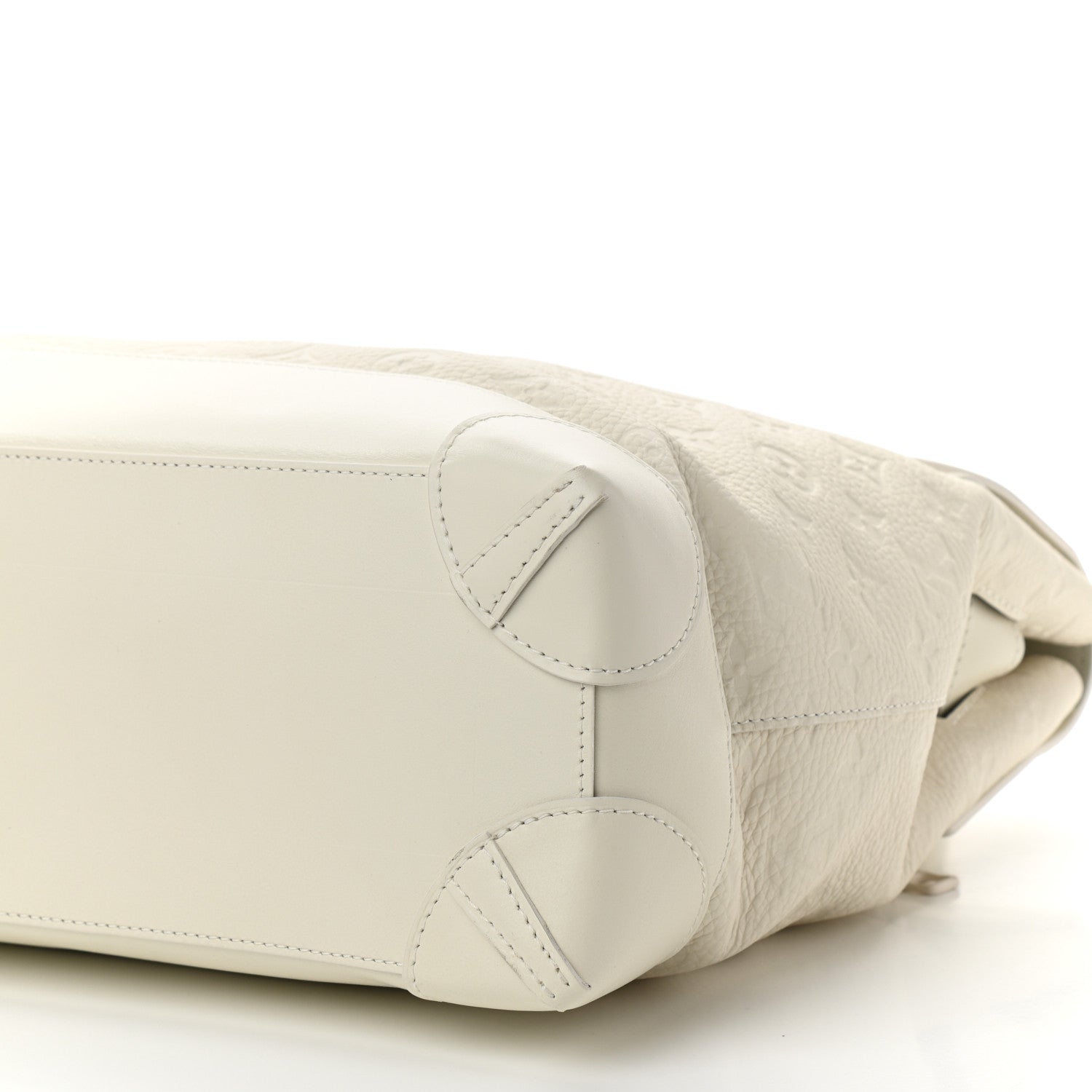Louis Vuitton Taurillon Monogram Steamer PM White 10 of 12