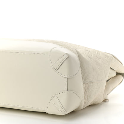 Louis Vuitton Taurillon Monogram Steamer PM White 10 of 12