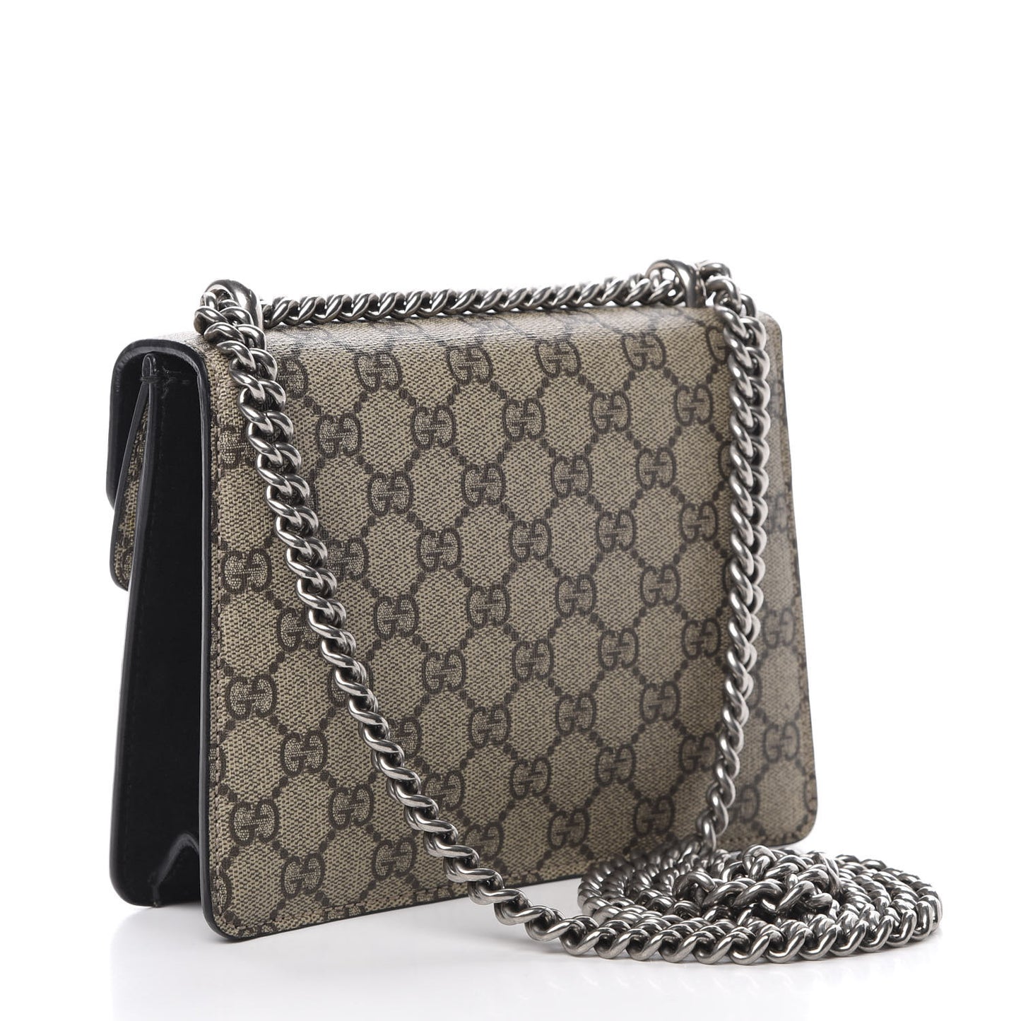 GG Supreme Monogram Mini Dionysus Shoulder Bag Black