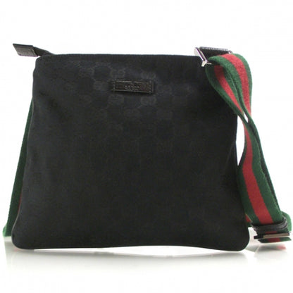 Gucci Monogram Cross Body Bag Black 1 of 10