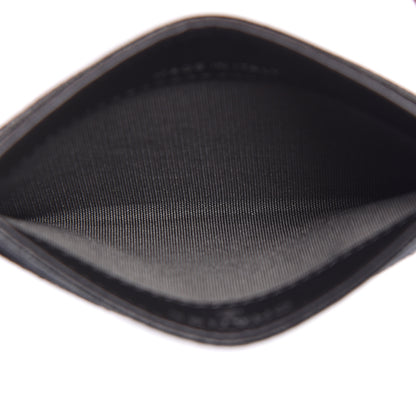 Chanel Metallic Caviar Quilted CC Card Holder Dark Grey 5 of 9
