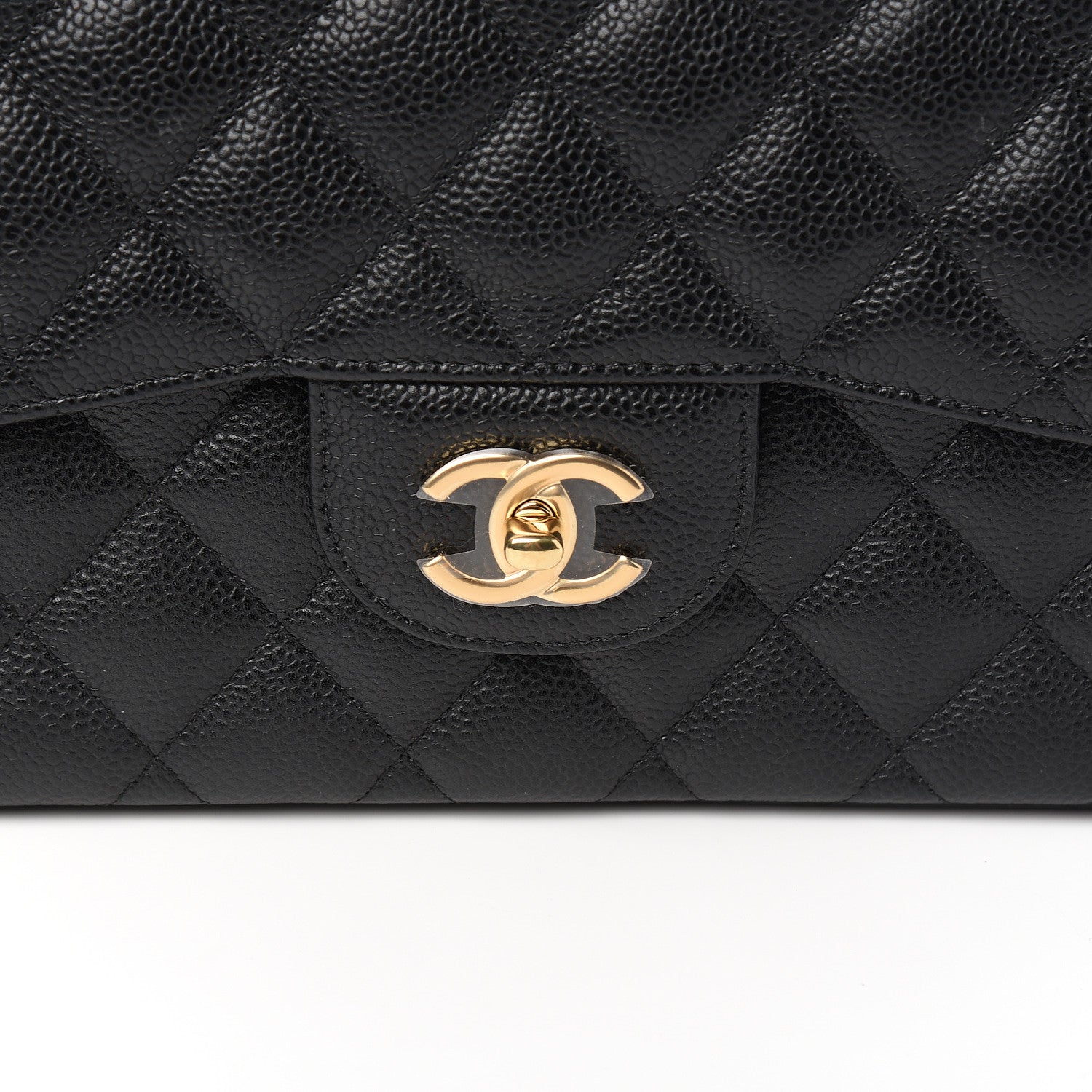 Chanel Caviar Quilted Jumbo Double Flap Black 9 of 9