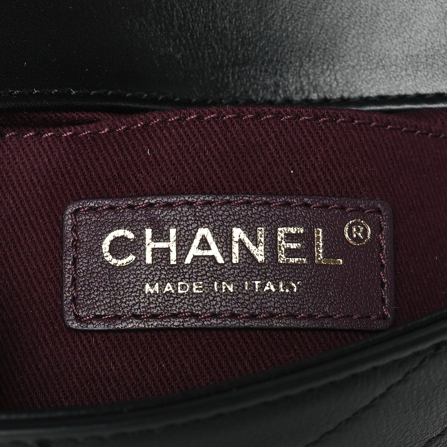 Chanel Calfskin Chevron Stitched Coco Waist Bag Black 6 of 9