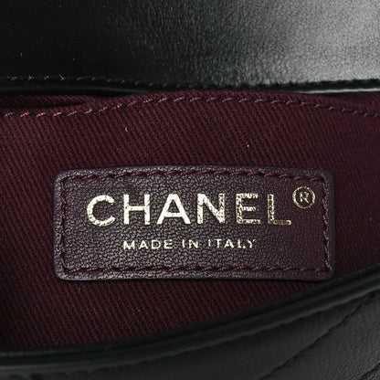 Chanel Calfskin Chevron Stitched Coco Waist Bag Black 6 of 9