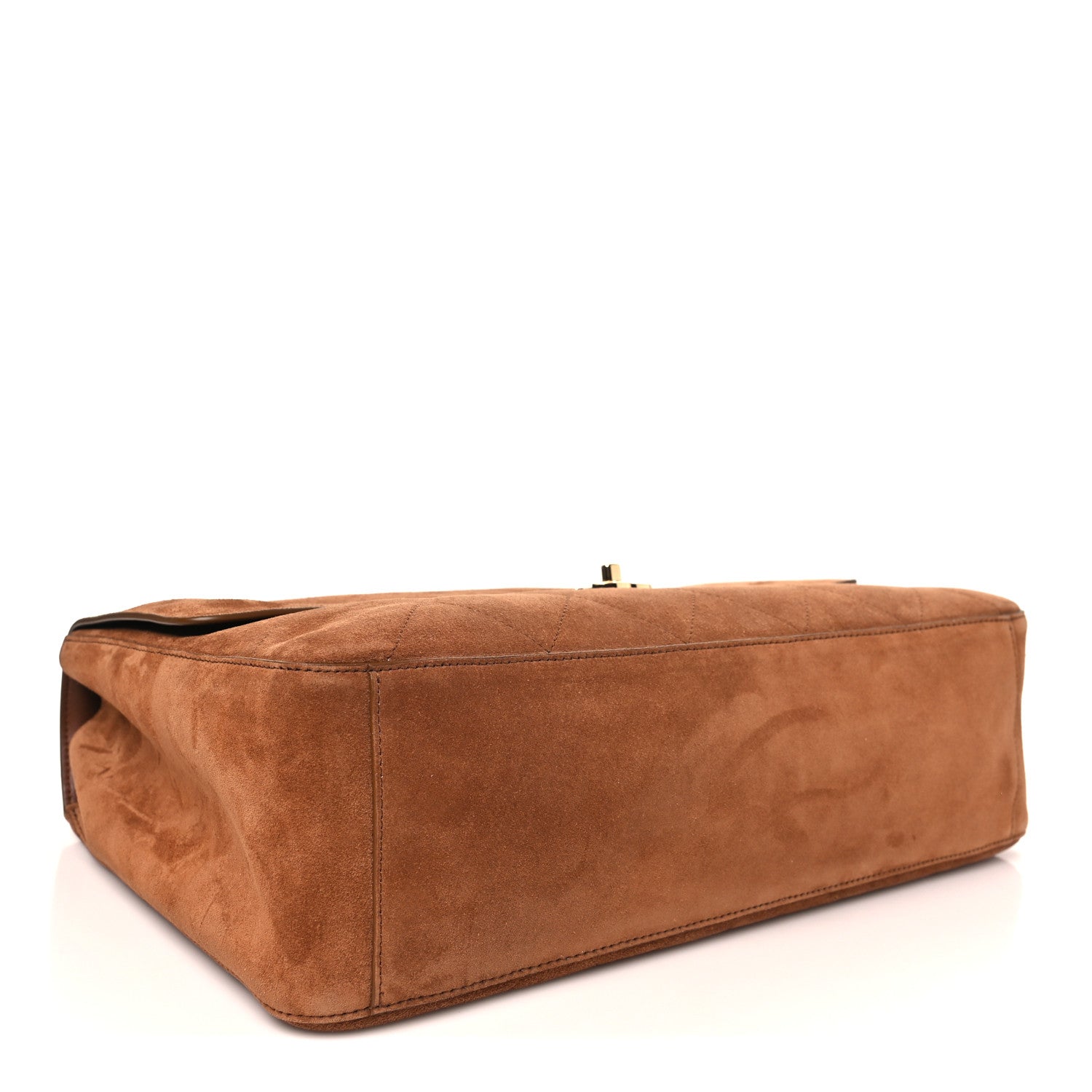 Chanel Suede Calfskin Souplissimo Maxi Flap Camel 3 of 10