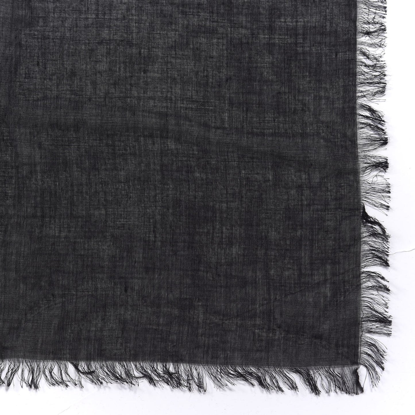 Modal Silk Coco Capitan Logo Square Scarf Black