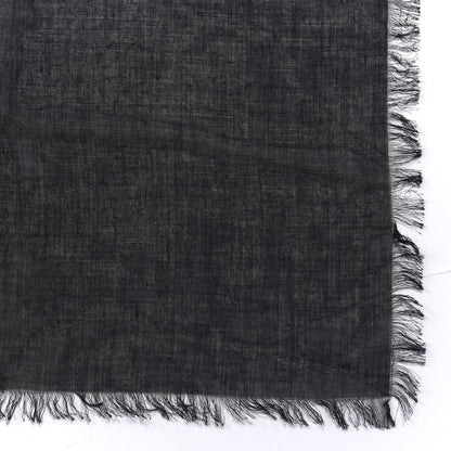 Gucci Modal Silk Coco Capitan Logo Square Scarf Black 3 of 4