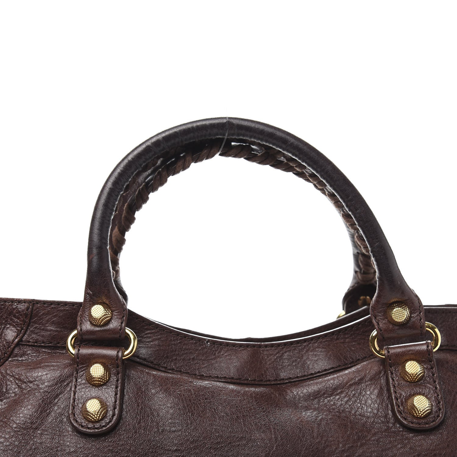 Balenciaga Agneau Giant 12 Gold Hardware City Cigare Fonce 12 of 14