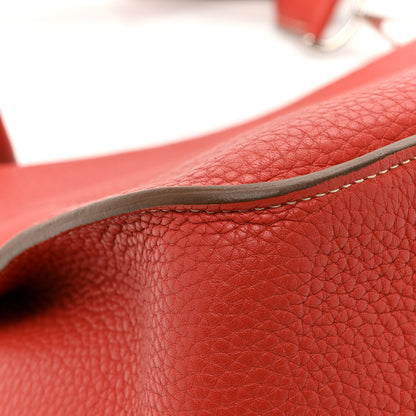 Hermes Taurillon Clemence Jypsiere 34 Bougainvillea 12 of 12
