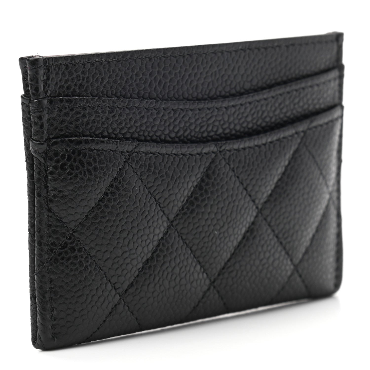 Chanel Caviar Quilted Card Holder Black 3 of 8