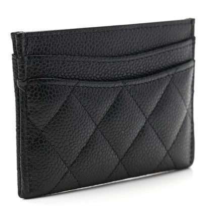 Chanel Caviar Quilted Card Holder Black 3 of 8