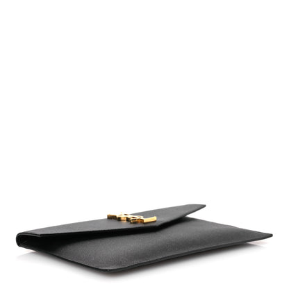 Saint Laurent Grain De Poudre Uptown Pouch Black 4 of 10