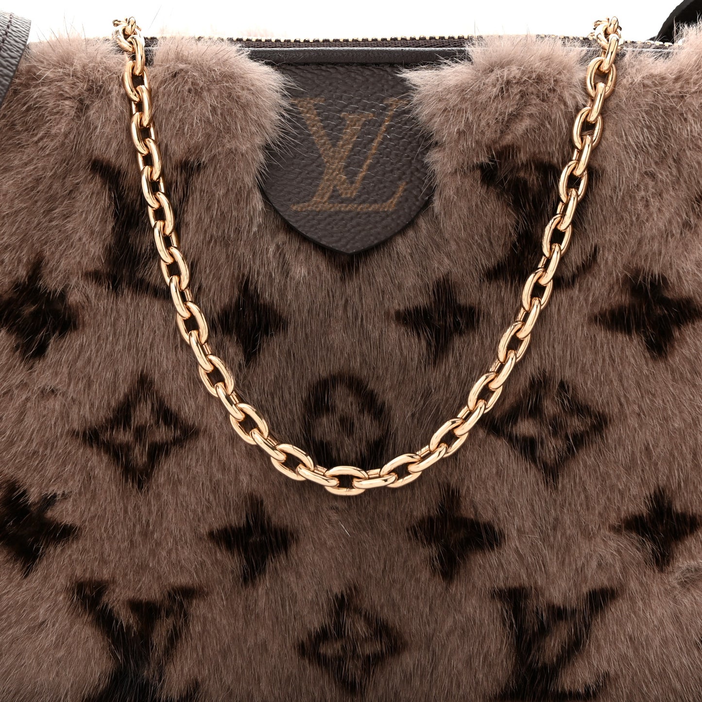 Monogram Mink Neo Pochette Milla Vision Brown