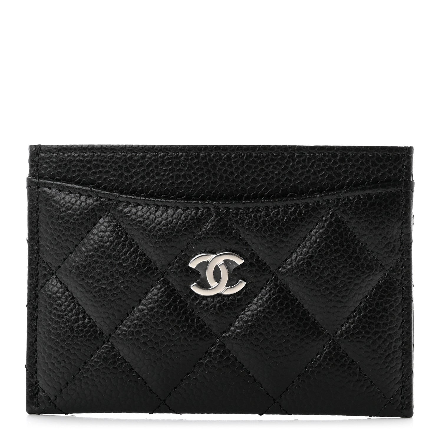 Chanel Caviar Quilted Card Holder Black 1 of 8