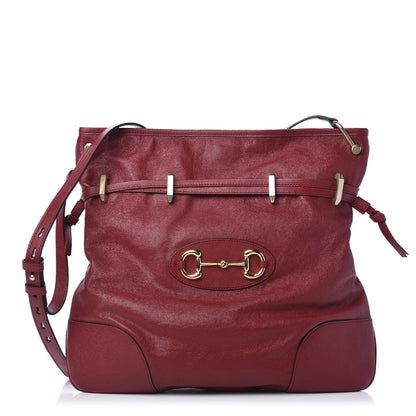 Gucci Calfskin 1955 Horsebit Messenger Bag Cherry 1 of 11