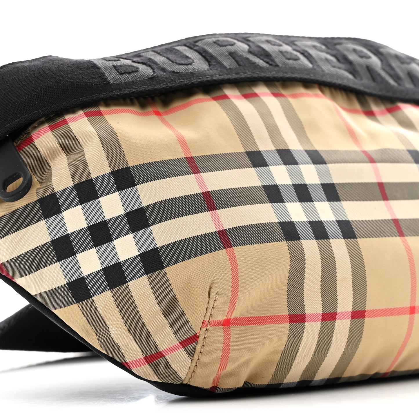 Nylon Vintage Check Sonny Bum Bag Archive Beige Black