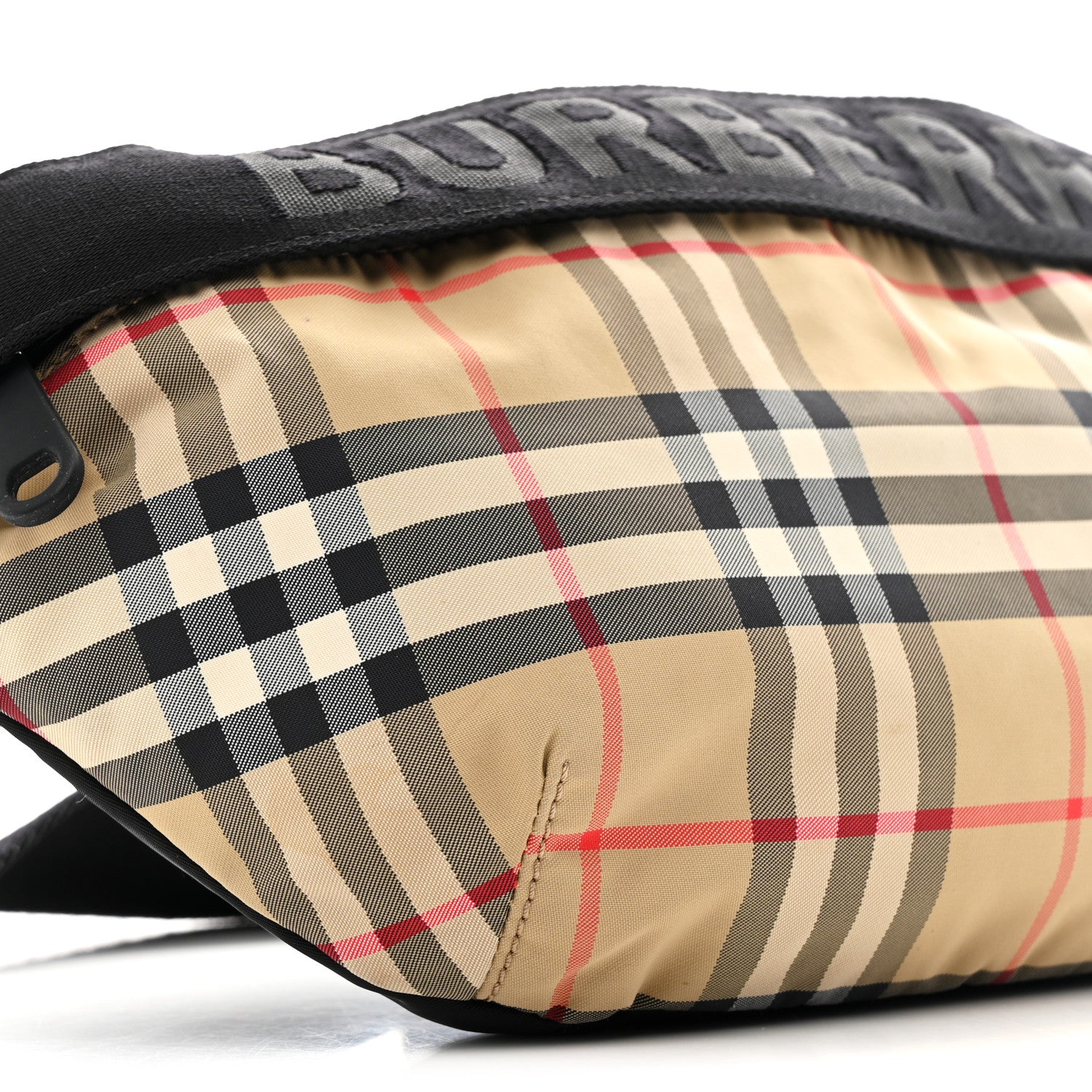Burberry Nylon Vintage Check Sonny Bum Bag Archive Beige Black 8 of 9